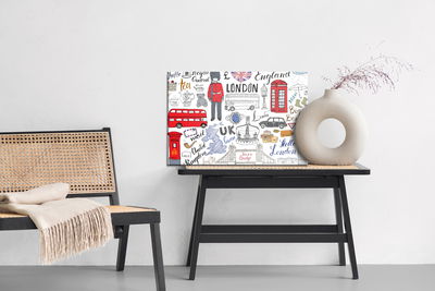 Ljuddämpande tavla - Famous symbols of London