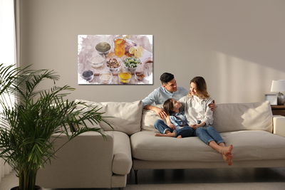 Ljuddämpande tavla - Spices, herbs and honey