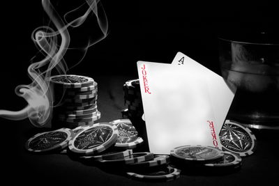 Ljuddämpande tavla - Poker set