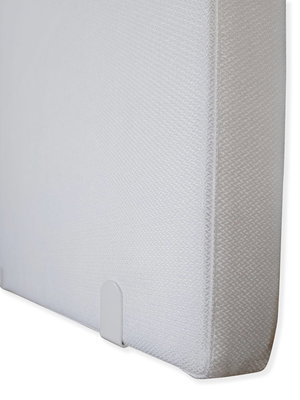 SilentDirect PES Wall Fabric -seinävaimennin, 50 mm, valkoinen