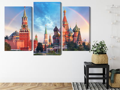 Ljuddämpande tavla - Panorama of the red square