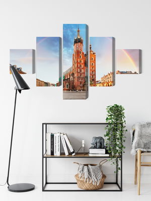 Ljuddämpande tavla - St. mary's basilica in Kraków