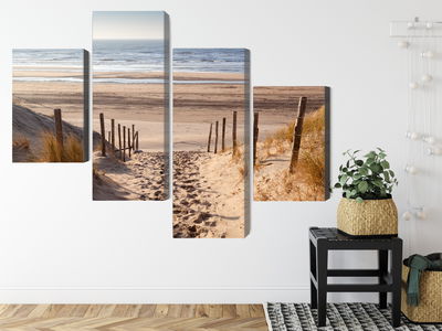 Ljuddämpande tavla - Sandy path to the north sea