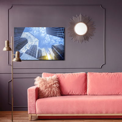 Ljuddämpande tavla - Skyscrapers, hong kong