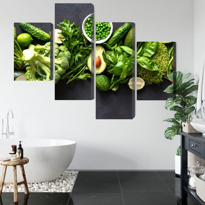 Ljuddämpande tavla - Green vegetables