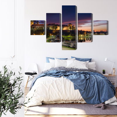 Ljuddämpande tavla - Wawel royal castle at sunrise