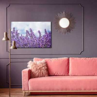 Ljuddämpande tavla - Lavender against the sky