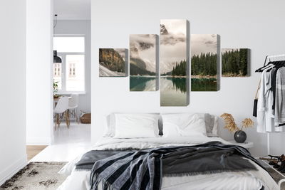 Ljuddämpande tavla - Moraine Lake in banff