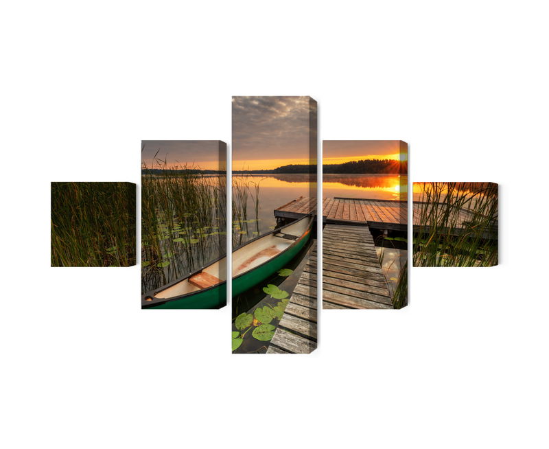 Ljuddämpande tavla - Summer sunrise