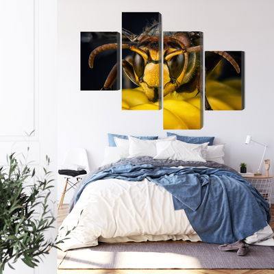 Ljuddämpande tavla - Wasp on a macro scale