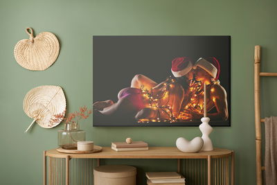 Ljuddämpande tavla - Christmas couple