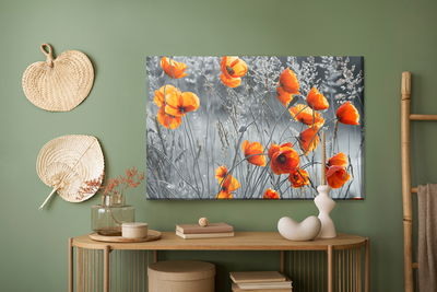 Ljuddämpande tavla - Beautiful meadow poppies