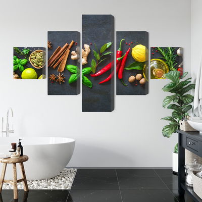 Ljuddämpande tavla - Fresh aromatic spices