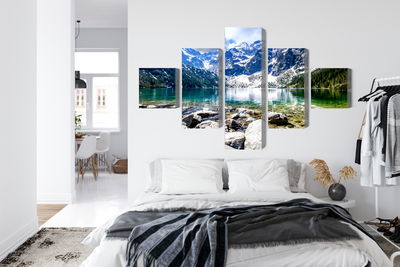 Ljuddämpande tavla - Lake morskie oko 3d