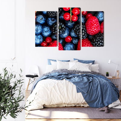 Ljuddämpande tavla - Forest fruits on a macro