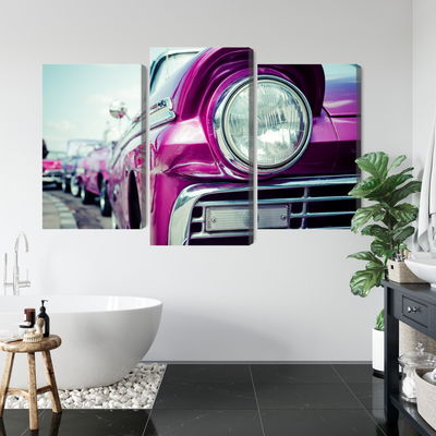 Ljuddämpande tavla - Retro style car headlight