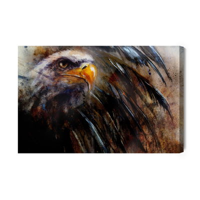 Ljuddämpande tavla - Eagle as painted