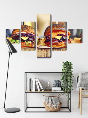 Ljuddämpande tavla - Vegan burgers