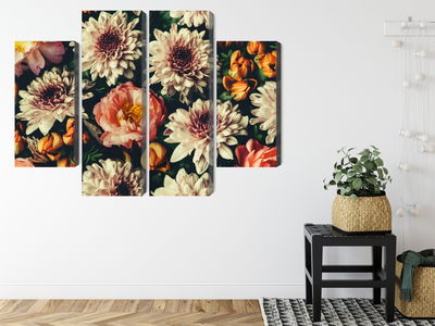 Ljuddämpande tavla - Variety of colorful 3d