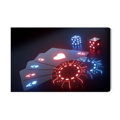 Ljuddämpande tavla - Neon game set