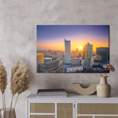 Ljuddämpande tavla - Modern skyscrapers of Warsaw