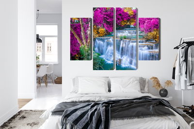 Ljuddämpande tavla - A waterfall in the fall