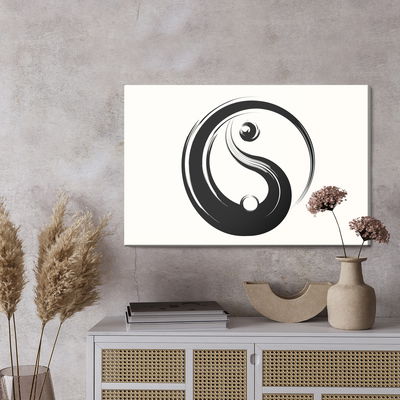Ljuddämpande tavla - Yin yang symbol