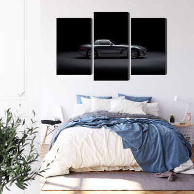 Ljuddämpande tavla - Sports car on a dark