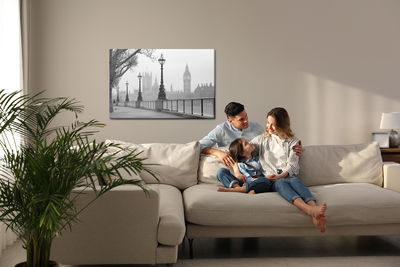 Ljuddämpande tavla - View of big ben