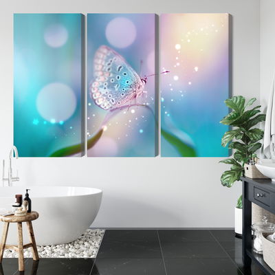 Ljuddämpande tavla - A delicate butterfly