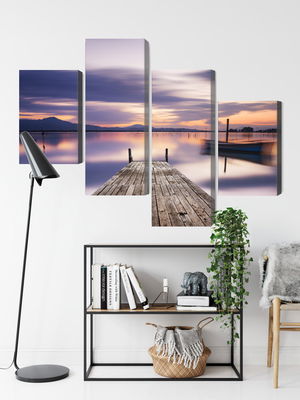 Ljuddämpande tavla - Sunset view