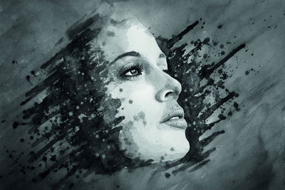 Ljuddämpande tavla - Realistic painting