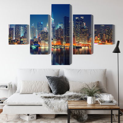 Ljuddämpande tavla - Panoramic view of manhattan