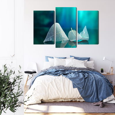 Ljuddämpande tavla - Delicate leaves close up