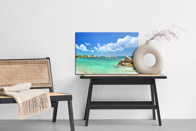 Ljuddämpande tavla - Beach in seychelles