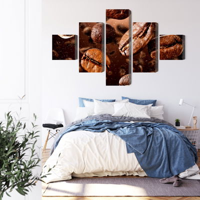 Ljuddämpande tavla - Brown coffee beans