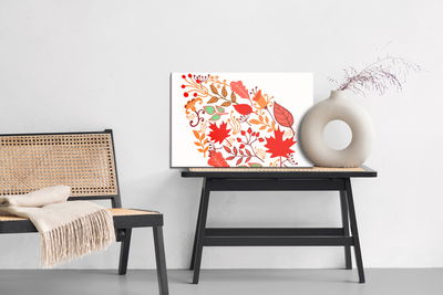Ljuddämpande tavla - Colorful autumn leaves
