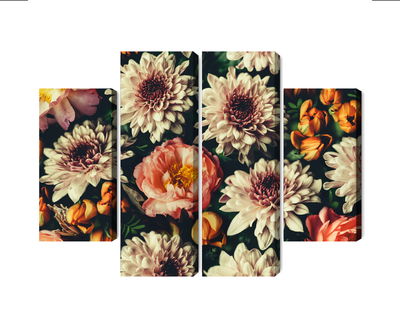 Ljuddämpande tavla - Variety of colorful 3d