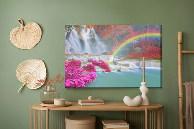 Ljuddämpande tavla - Kuang si waterfall in laos