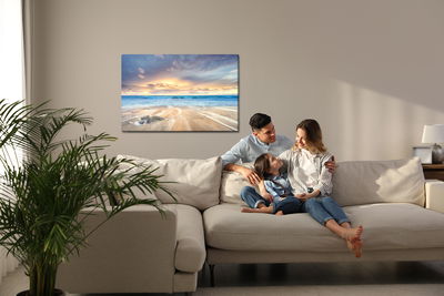 Ljuddämpande tavla - Beach, sea, sand