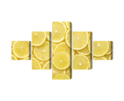 Ljuddämpande tavla - Lemon slices