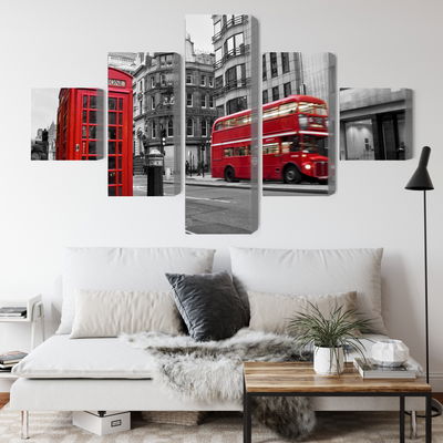 Ljuddämpande tavla - Vintage american car in cuba