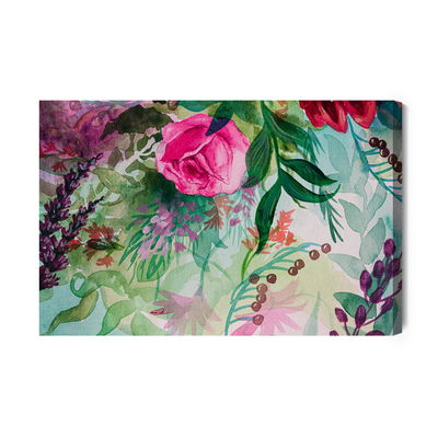 Ljuddämpande tavla - Beautiful pastel rose flowers