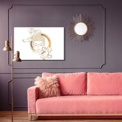 Ljuddämpande tavla - Buddha looking