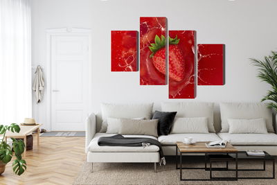 Ljuddämpande tavla - Juicy strawberry