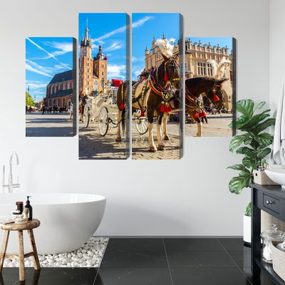 Ljuddämpande tavla - Horse carriages