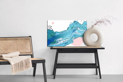 Ljuddämpande tavla - Abstract waves