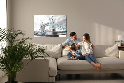 Ljuddämpande tavla - Sketch of tower bridge