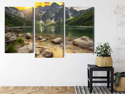 Ljuddämpande tavla - Morskie oko in tatra