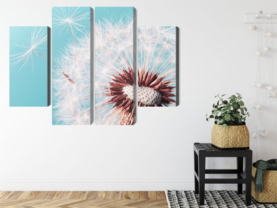 Ljuddämpande tavla - Dandelion flower on a macro